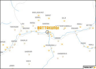 map of Battakundi