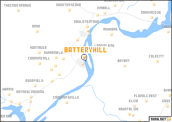 map of Battery Hill