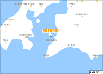 map of Batubau