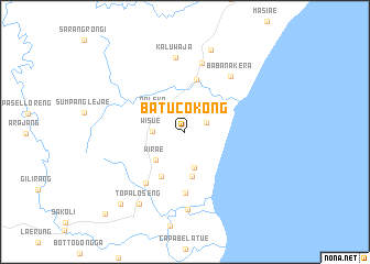 map of Batucokong