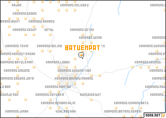 map of Batu Empat