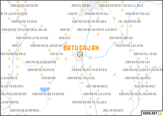 map of Batu Gajah
