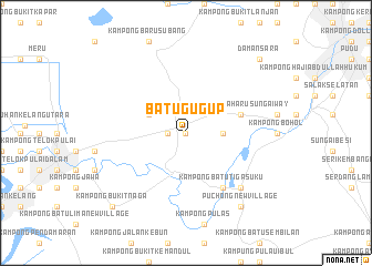 map of Batu Gugup