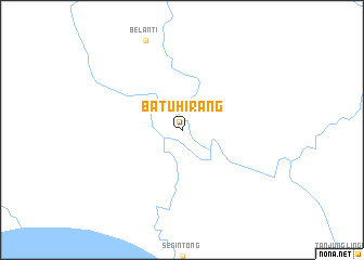 map of Batu-hirang