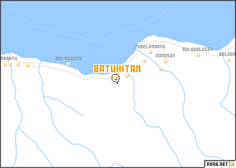 map of Batuhitam