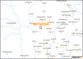 map of Batukede