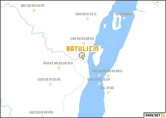 map of Batulicin