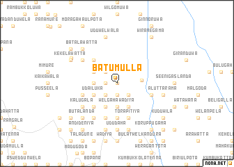 map of Batumulla