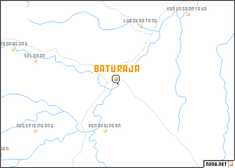map of Baturaja