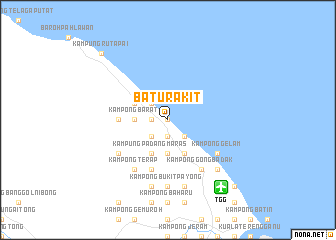 map of Batu Rakit