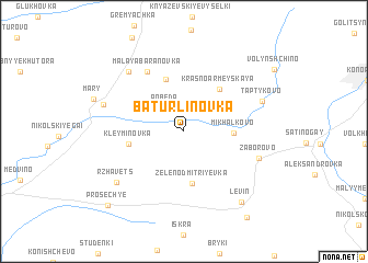 map of Baturlinovka