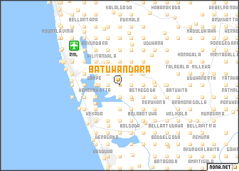 map of Batuwandara