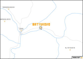 map of Batyukovo