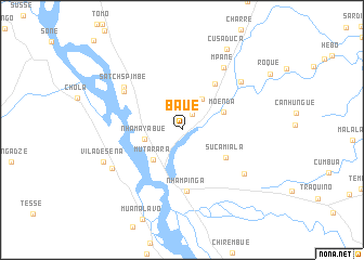 map of Báuè