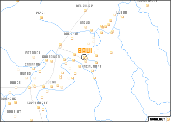map of Baui