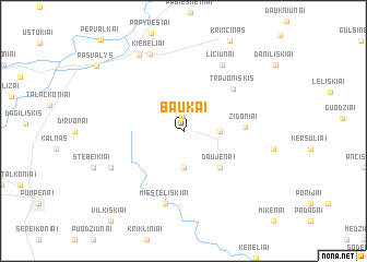 map of Baukai