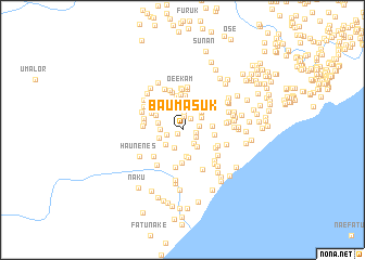 map of Baumasuk