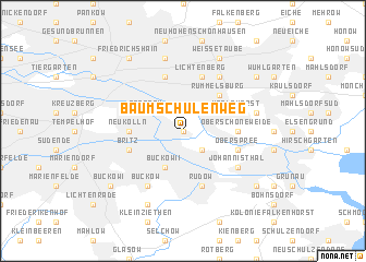map of Baumschulenweg
