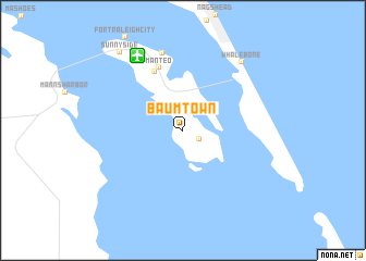 map of Baumtown