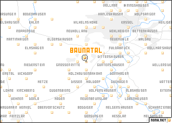 map of Baunatal