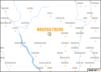 map of Baunggyaung