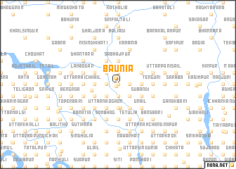 map of Baunia