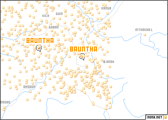 map of Bauntha