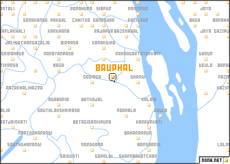 map of Bāuphal