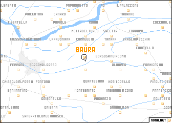 map of Baura