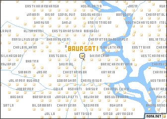 map of Bāurgāti