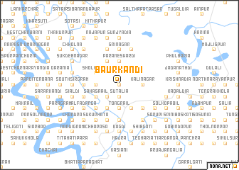 map of Baurkāndi