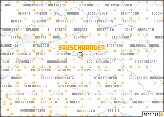 map of Bauschwanden