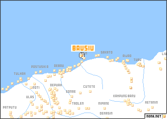 map of Bausiu
