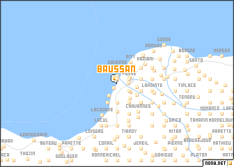 map of Baussan