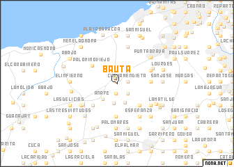map of Bauta