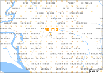 map of Bāutia