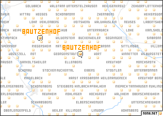 map of Bautzenhof