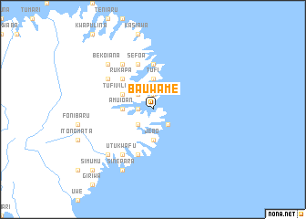 map of Bauwame
