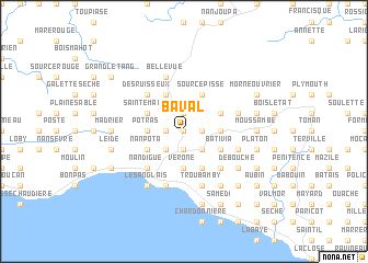 map of Baval