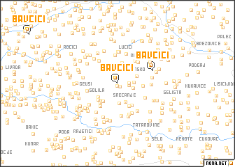 map of Bavčići