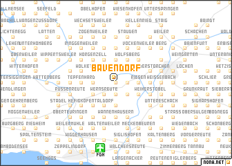 map of Bavendorf