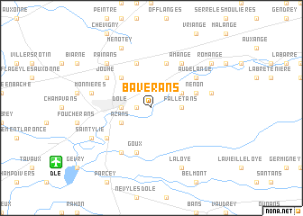 map of Baverans