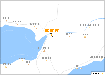 map of Bāverd