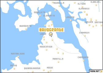 map of Bavo Grande