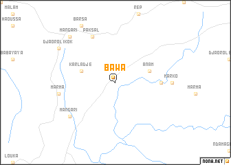 map of Bawa