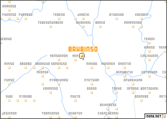 map of Bawbinso