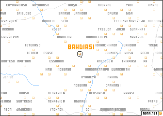 map of Bawdiasi