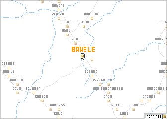 map of Bawele