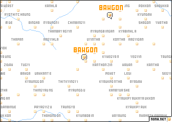 map of Bawgon