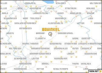 map of Bawinkel